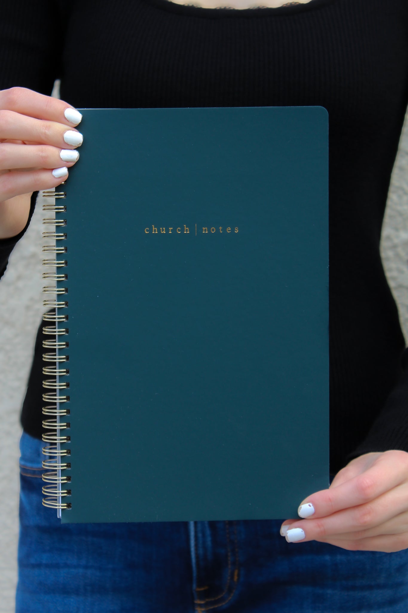 Church Notes Notebook / Navy