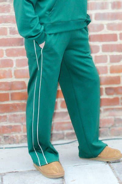 City Wide Piped Pants / Hunter Green