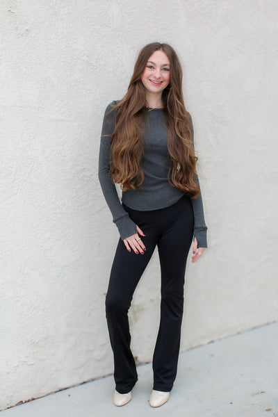 Newport Bootcut Leggings / Black