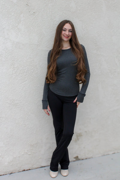 Newport Bootcut Leggings / Black