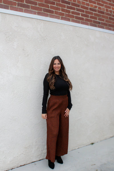 Delta Rib Round Neck / Black