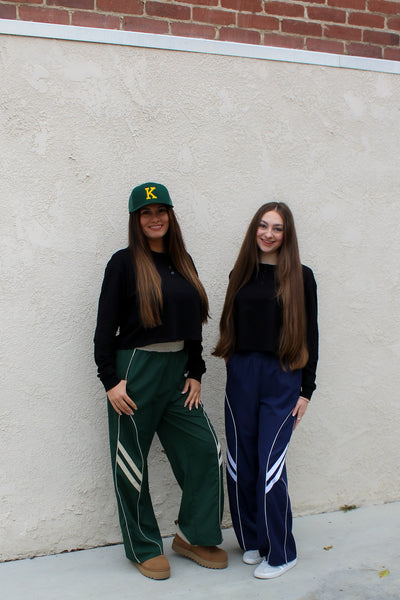 Around The Track Pants / Forest Green