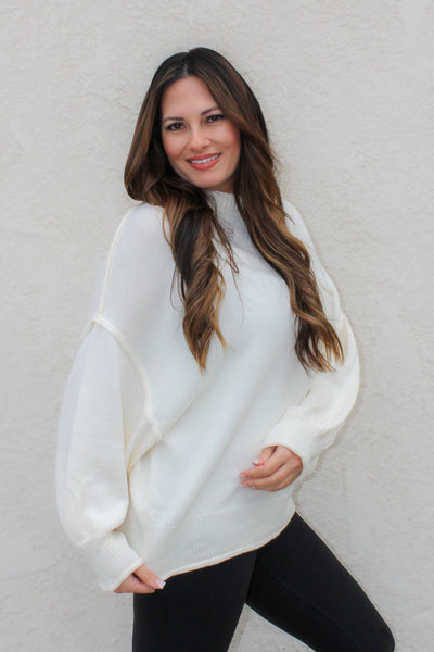 Aspen Seamed Pullover