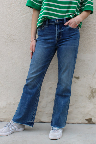 Lovervet High Rise Kick Flare Denim