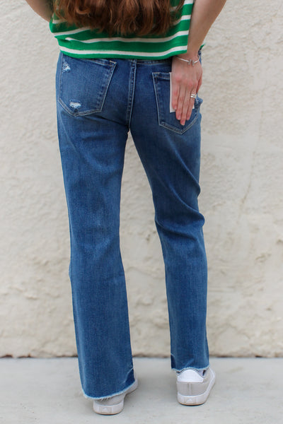 Lovervet High Rise Kick Flare Denim