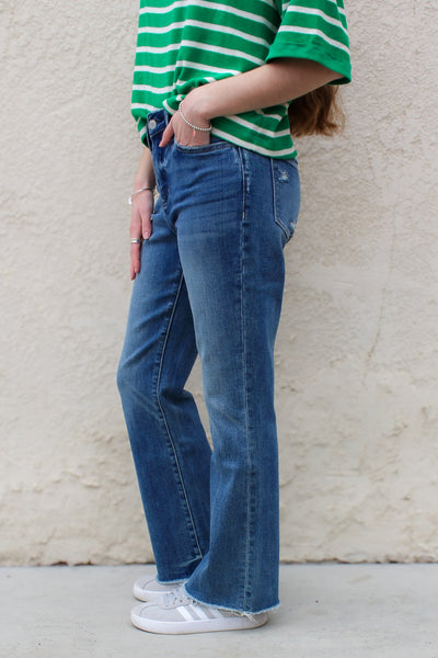 Lovervet High Rise Kick Flare Denim