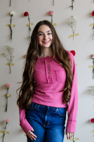 Brighter Days Henley Longsleeve