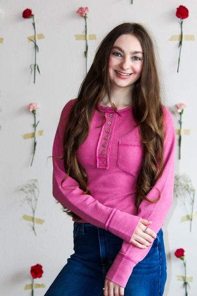 Brighter Days Henley Longsleeve