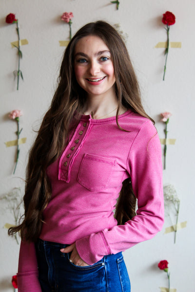 Brighter Days Henley Longsleeve