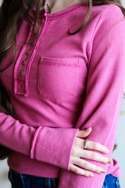 Brighter Days Henley Longsleeve