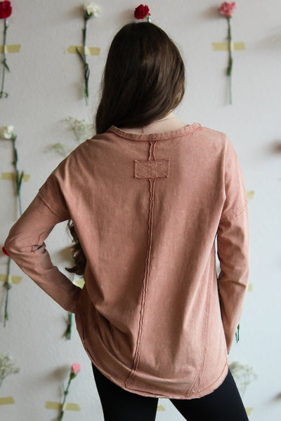 Mocha Long Sleeve Tee