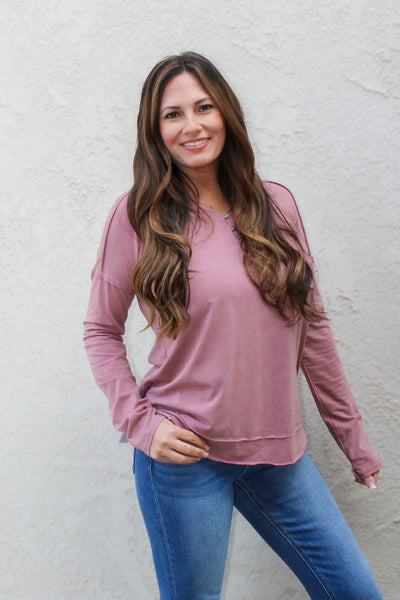 Cindy Henley Long Sleeve