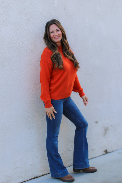 Papaya Spring Sweater