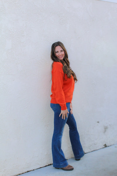 Papaya Spring Sweater