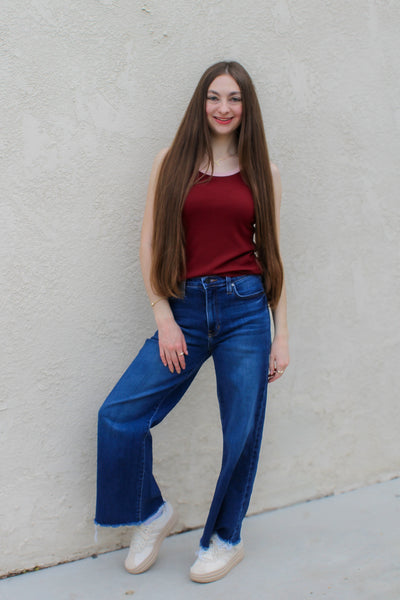 Merlot Two Tone Tank