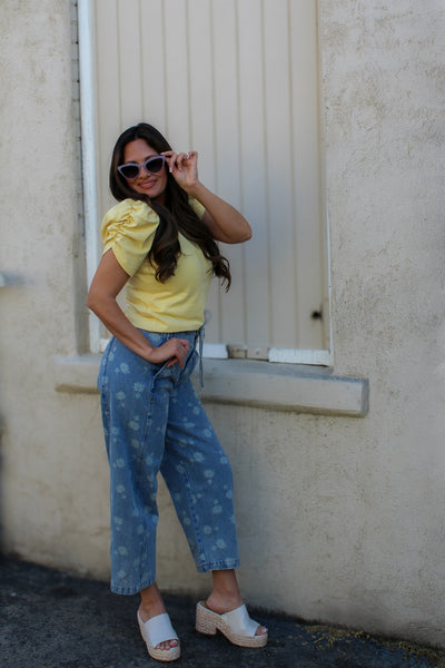 Dandelion Washed Denim Pants