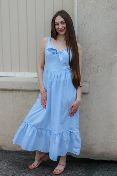 Bluebird Sweetheart Midi Dress