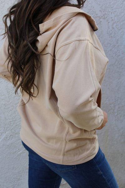 Emily Almond Hooded Jacket