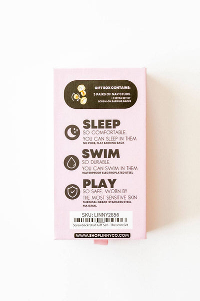 The Icon Screwback Stud Gift Set