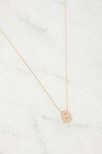 Dainty Gold Initial Necklace