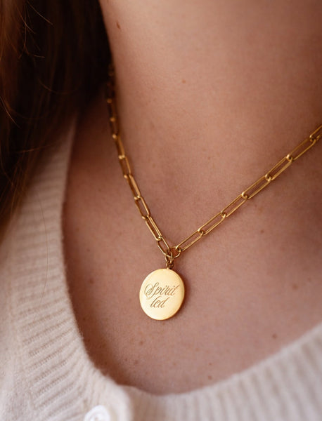Sprit Led 18k Gold Necklace