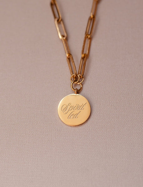 Sprit Led 18k Gold Necklace