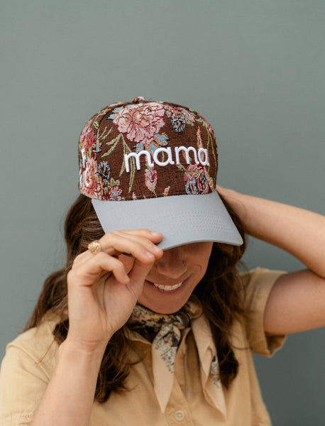 Mama Floral Hat