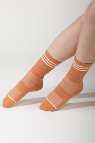 Varsity Gym Socks / Tenny Orange