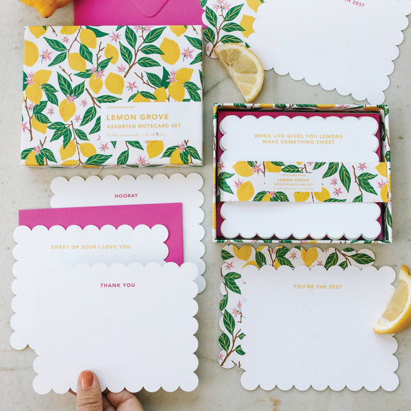 Lemon Grove Notecard Set