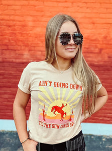 Ain't Going Down Graphic Tee *final sale*
