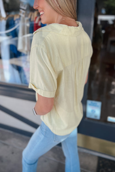 Lena Top / Dusty Yellow *final sale*
