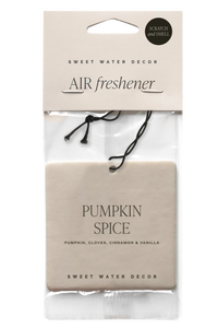 Hanging Air Freshener / Pumpkin Spice
