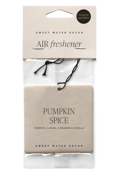 Hanging Air Freshener / Pumpkin Spice