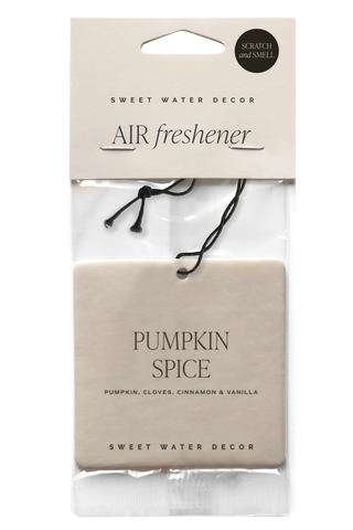 Hanging Air Freshener / Pumpkin Spice