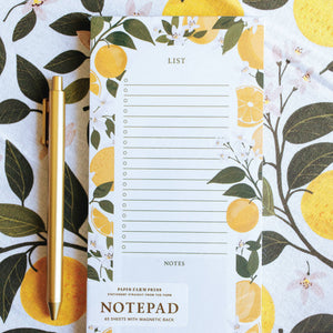 Orange Orchard Market List Notepad