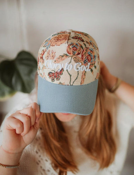 Glory To God Floral Hat
