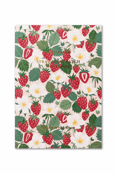 Live Life in Full Bloom Strawberry Patch Notebook