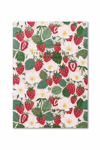 Live Life in Full Bloom Strawberry Patch Notebook