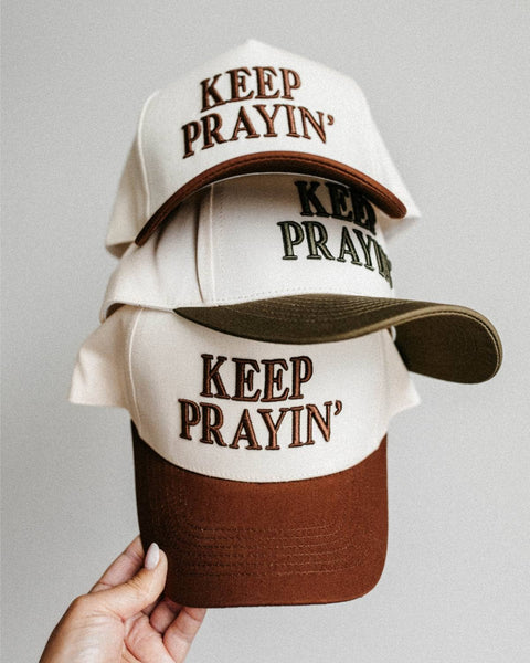 Keep Prayin' Hat / Brown