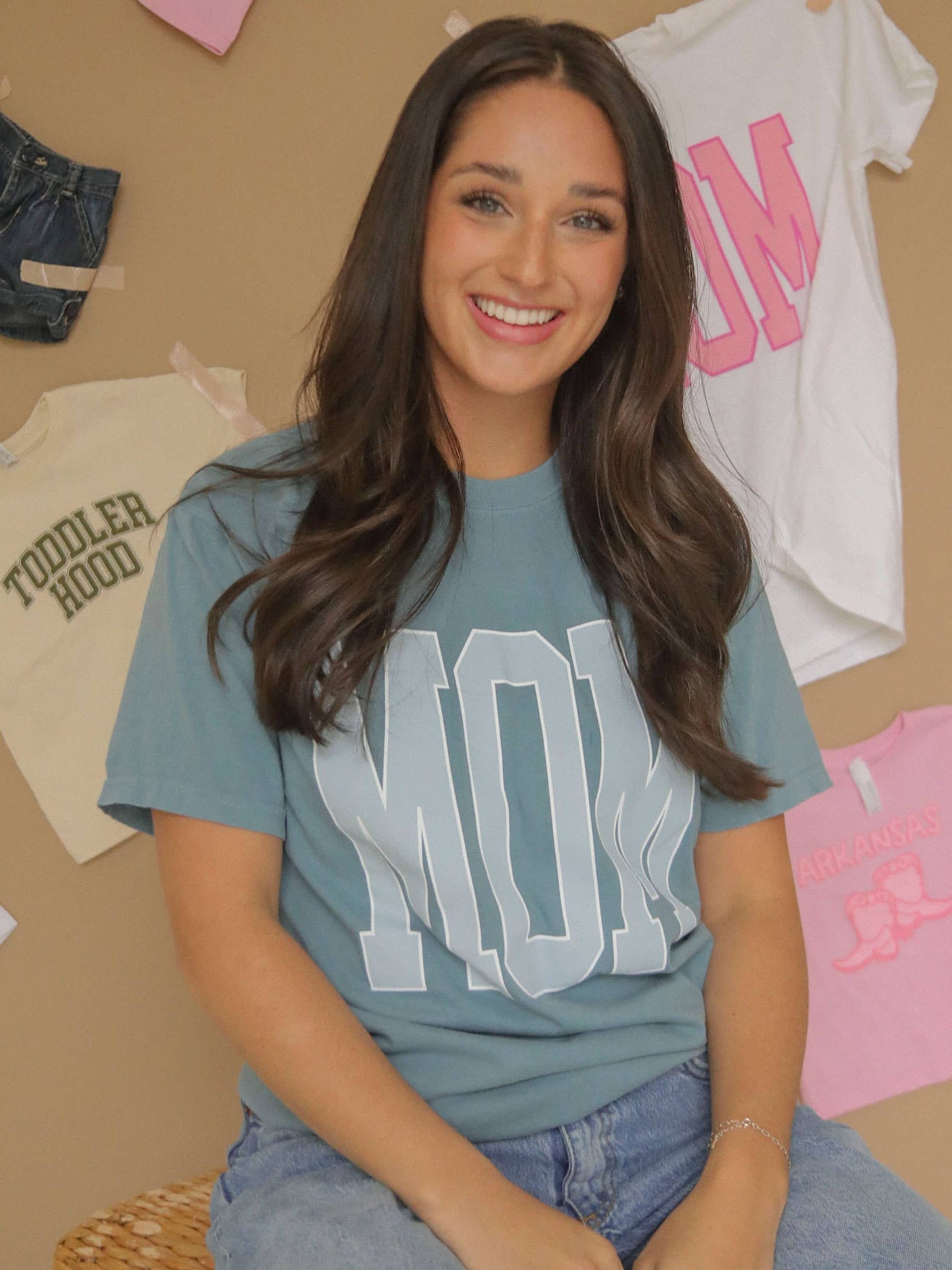 Mom Block Graphic Tee