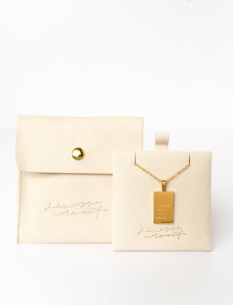 In Every Season I Will Praise Him 18k Necklace