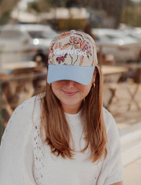 Glory To God Floral Hat