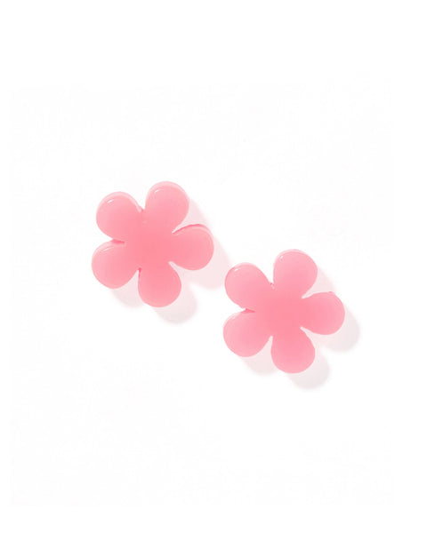 Jenna Flower Stud / Coral