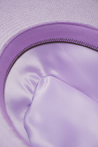 Simone Straw Rancher Hat / Lavender