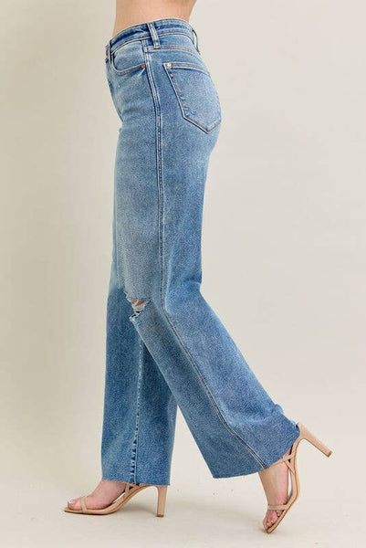 Judy Blue Conrad Vintage Wide Leg Jeans