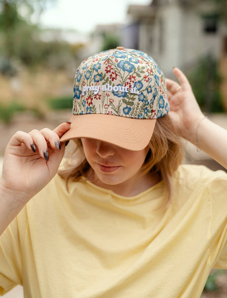 Pray About It Floral Hat