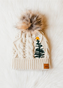 Oh Christmas Tree Pom Beanie