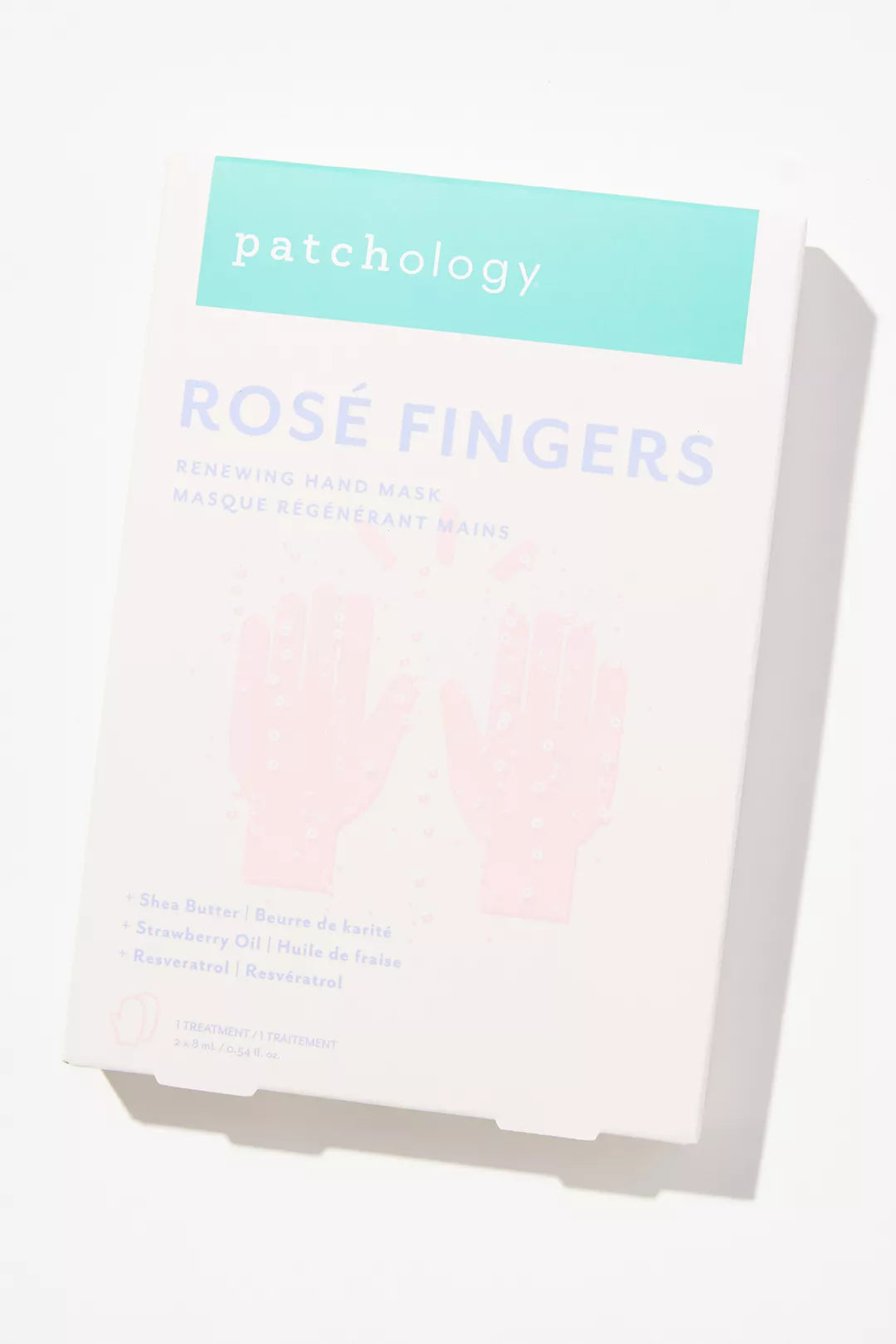 Patchology Rosé Fingers Renewing Hand Mask