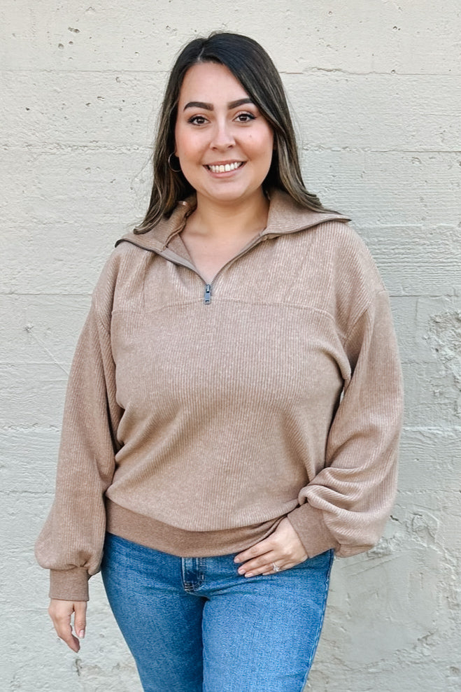 Make It Mocha Henley Top