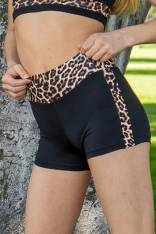 XoDanceCo Cheetahlicioius Short / Black